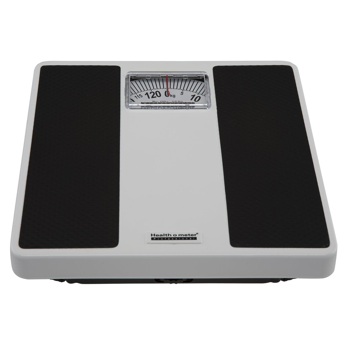 Floor Scale Health O Meter® Dial Display 270 lbs. Capacity Black / White Analog - BeHope