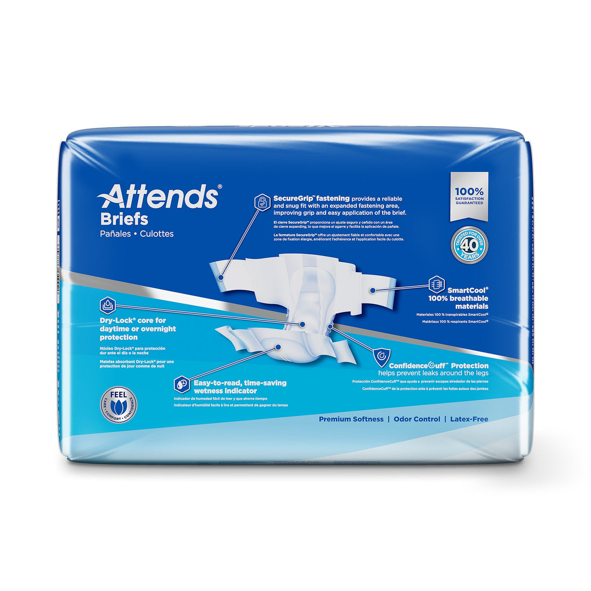 Attends® Advanced Adult Unisex Briefs with Ultimate Protection - BeHope
