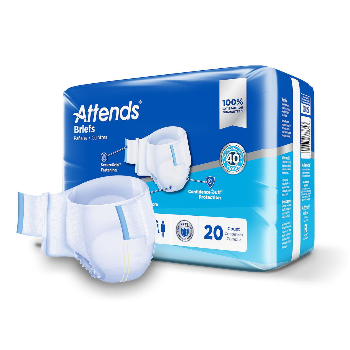 Attends® Advanced Adult Unisex Briefs with Ultimate Protection - BeHope
