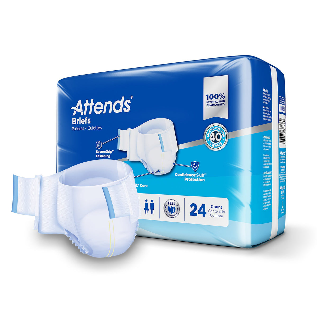 Attends® Advanced Adult Unisex Briefs with Ultimate Protection - BeHope