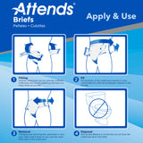 Attends® Advanced Adult Unisex Briefs with Ultimate Protection - BeHope