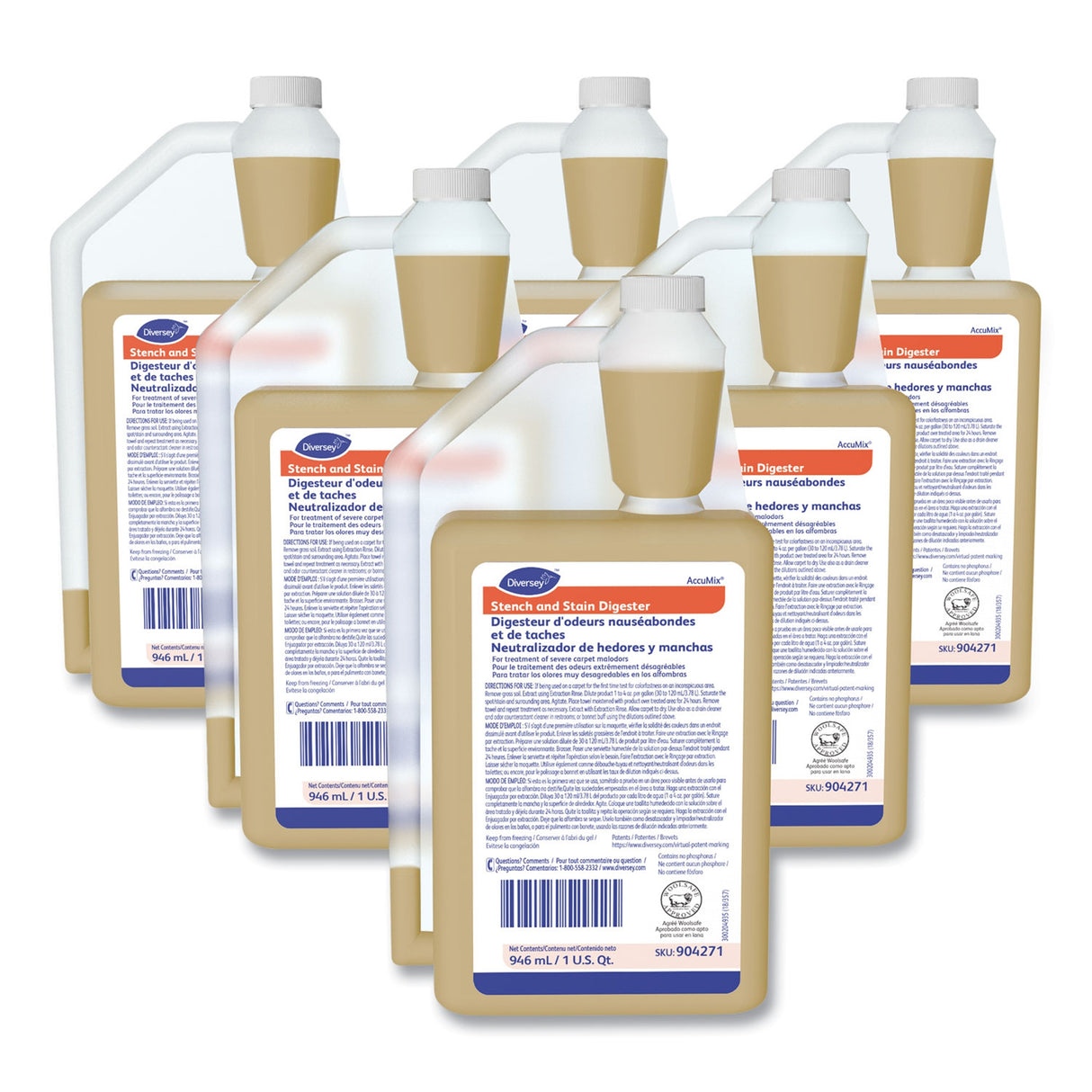 Carpet Stain Remover Diversey™ Liquid 32 oz. Bottle Floral Scent Manual Pour - BeHope