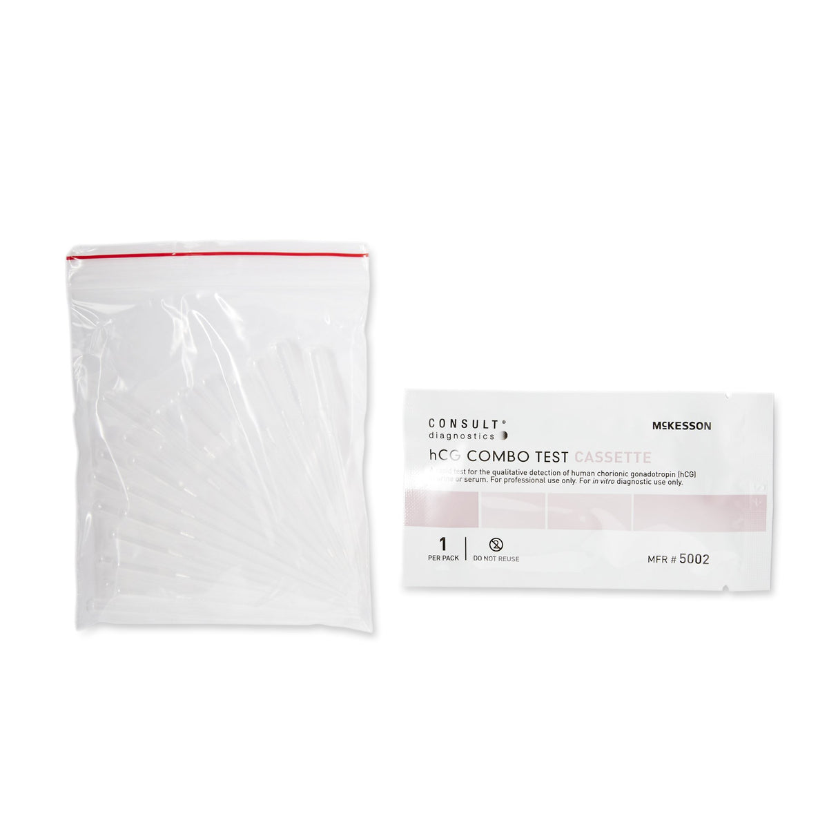 Reproductive Health Test Kit McKesson Consult™ hCG Pregnancy Test 25 Tests CLIA Waived Sample Dependent - BeHope