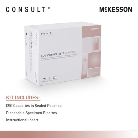 Mckesson Consult™ hCG Pregnancy Rapid Test Urine Serum CLIA Waived - BeHope