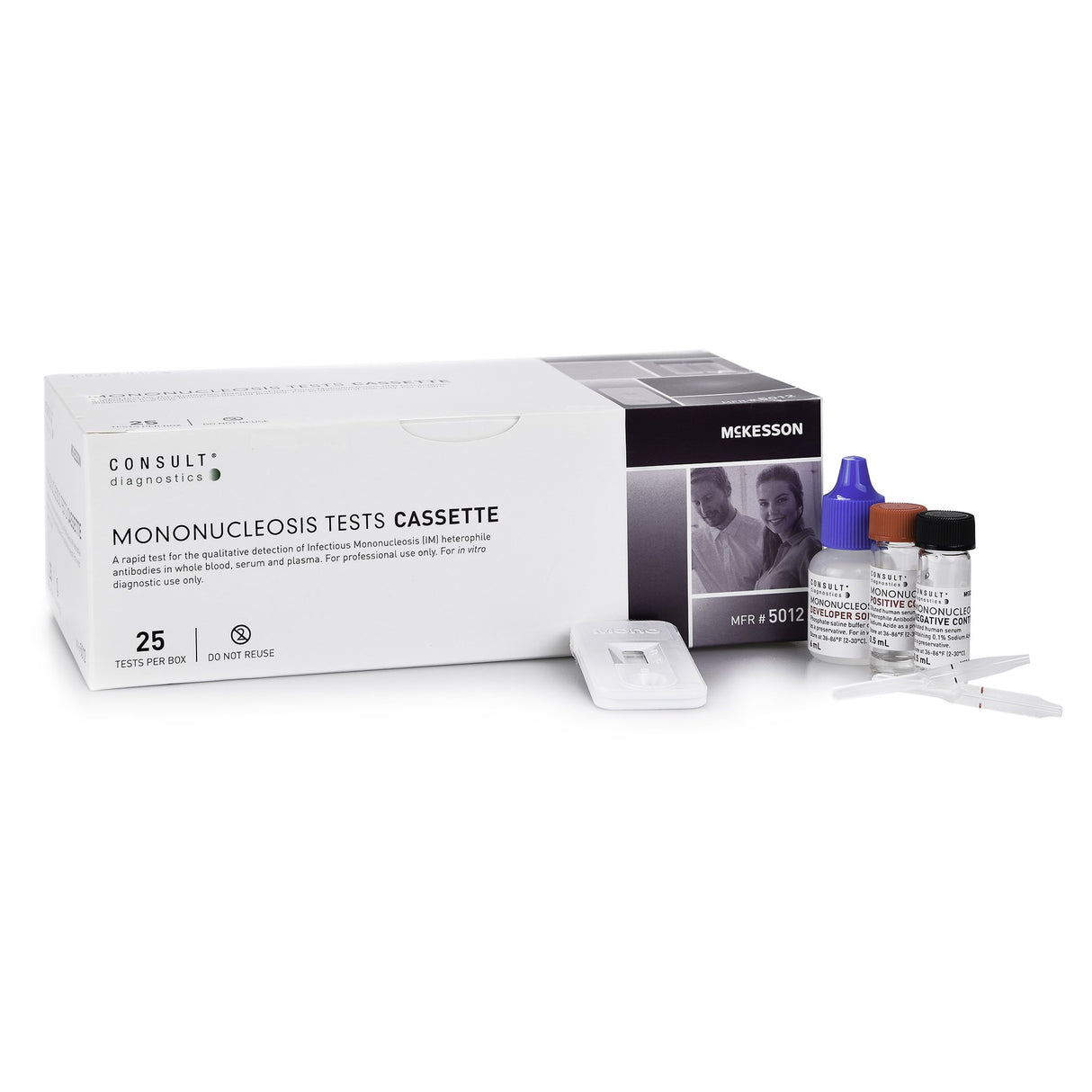 Infectious Mononucleosis Rapid CLIA Waived Test Kit Mckesson Consult™ - BeHope