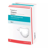 Unisex Baby Diaper Cardinal Health™ Wings™ Size 7 Disposable Heavy Absorbency - BeHope