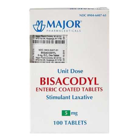 Major® Bisacodyl Laxative Tablets for Constipation Relief - BeHope