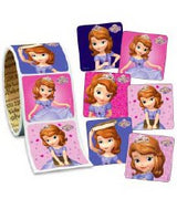 Disney® 100 per Roll Sofia The First Sticker 1-5/8 Inch - BeHope