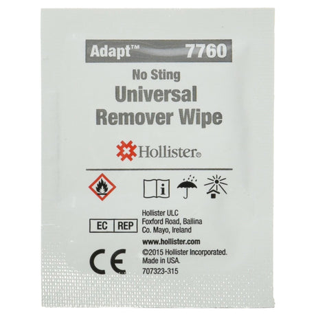Adhesive Remover Adapt™ Wipe 50 per Box Alcohol Free - BeHope