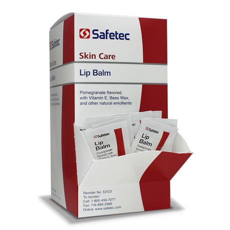 Lip Balm Safetec Pomegranate Flavored Vitamin E - BeHope