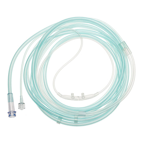 ETCO2 Nasal Cannula Softech® Plus Adult Curved Prongs 7 Foot Tubing - BeHope