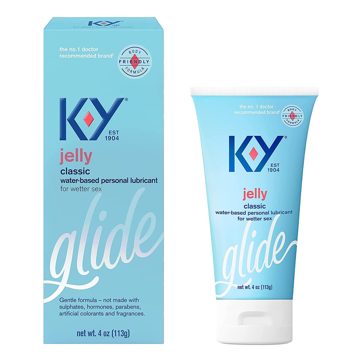 Personal Lubricant K-Y® 4 oz. Tube NonSterile - BeHope