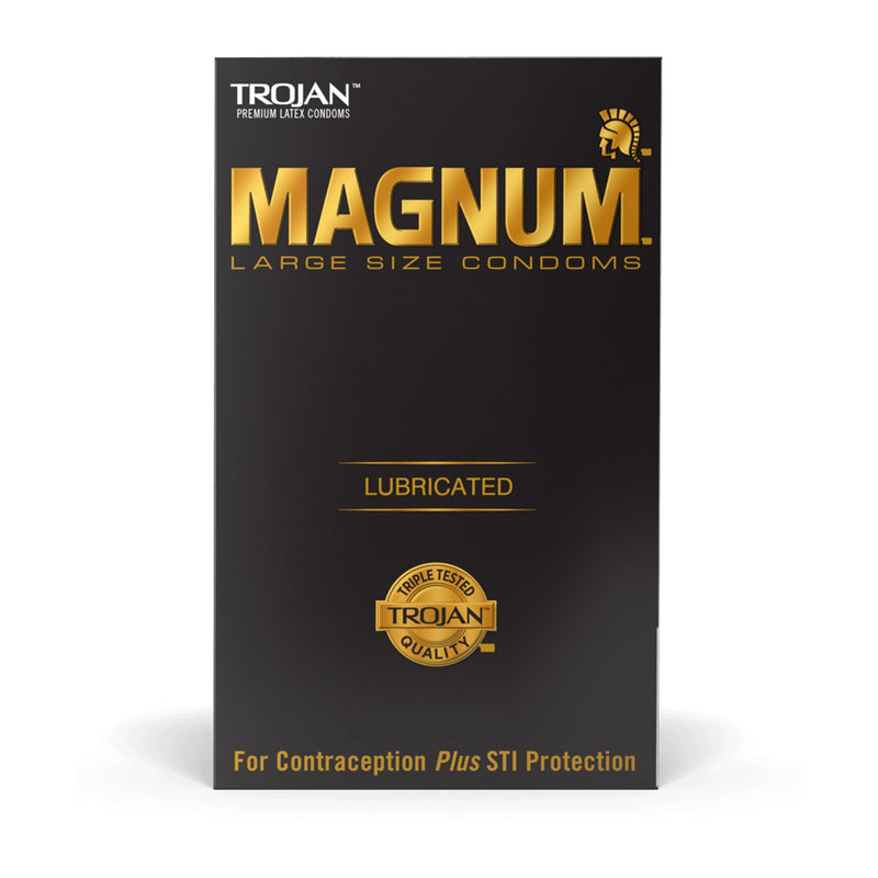 Condom Trojan® Magnum® Lubricated for Comfort and Protection - BeHope