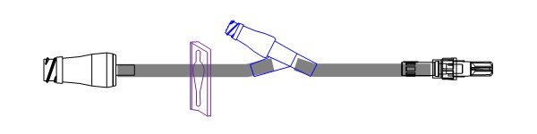 IV Extension Set ICU 8 Inch Tubing - BeHope