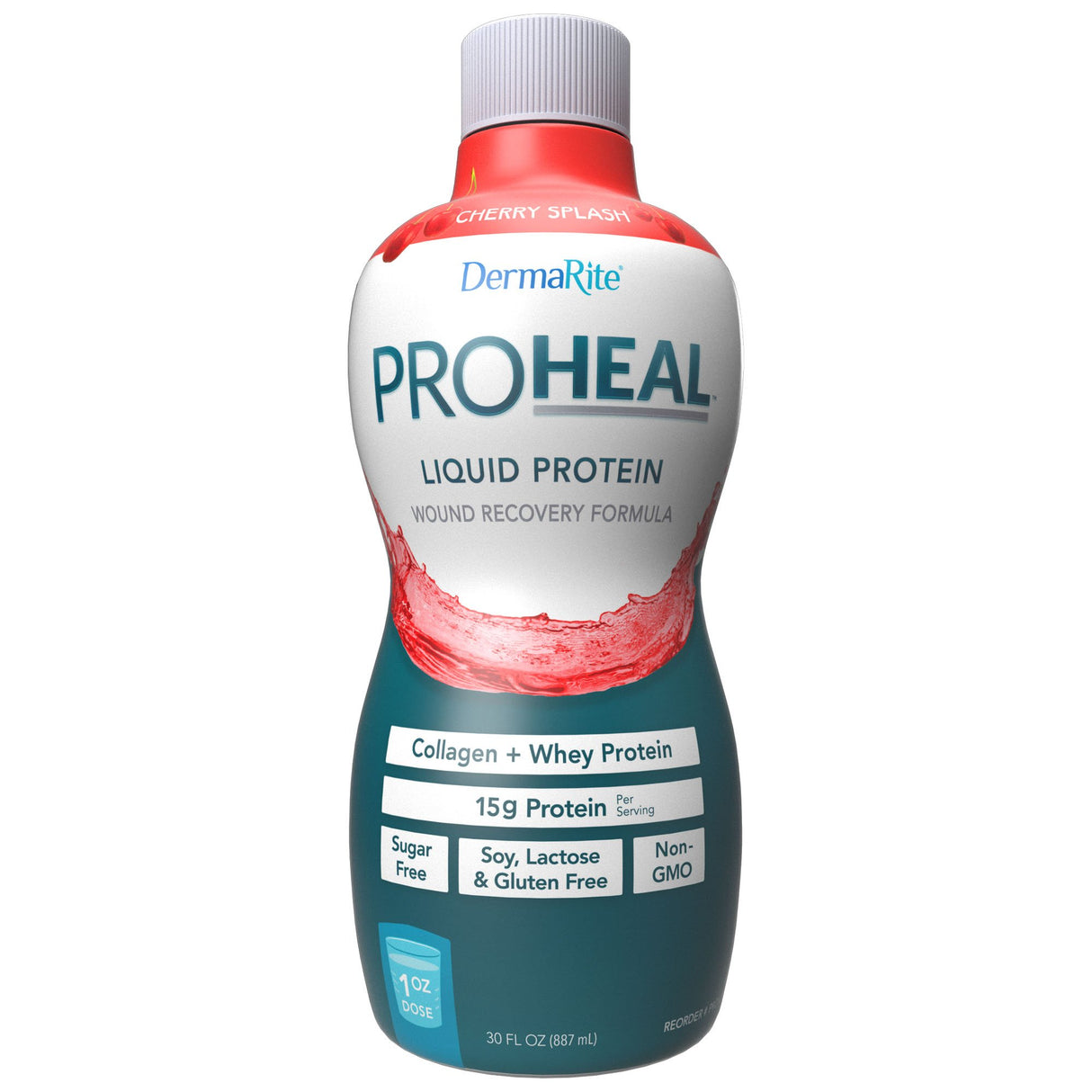 Oral Supplement ProHeal™ Cherry Splash Flavor Liquid 30 oz. Bottle - BeHope