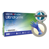Exam Glove Ultraform® X-Large NonSterile Nitrile Standard Cuff Length Textured Fingertips Blue Not Rated - BeHope