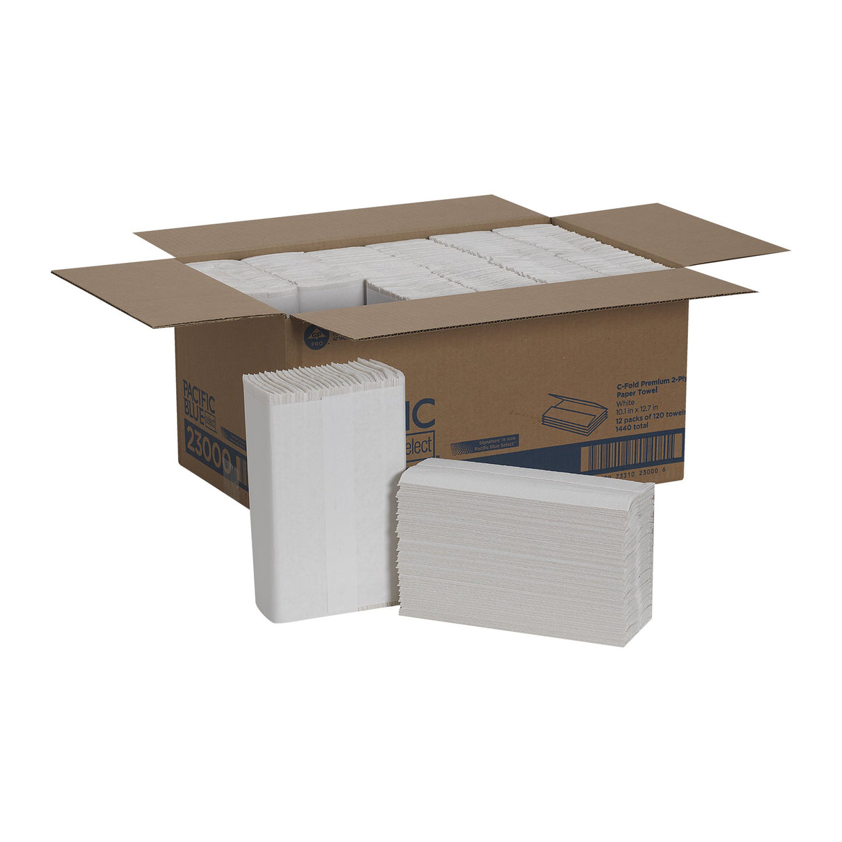 Pacific Blue Select C-fold 2-Ply Paper Towel for Healthcare - BeHope