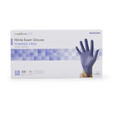 Exam Glove McKesson Confiderm® 3.0 X-Large NonSterile Nitrile Standard Cuff Length Textured Fingertips Blue Chemo Tested / Fentanyl Tested - BeHope