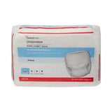 Unisex Adult Absorbent Underwear Sure Care Extra Pull On with Tear Away Seams X-Large Disposable Moderate Absorbency