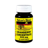 Herbal Supplement Nature's Blend Cranberry Concentrate 500 mg Strength Softgel 60 per Bottle Cranberry Flavor - BeHope