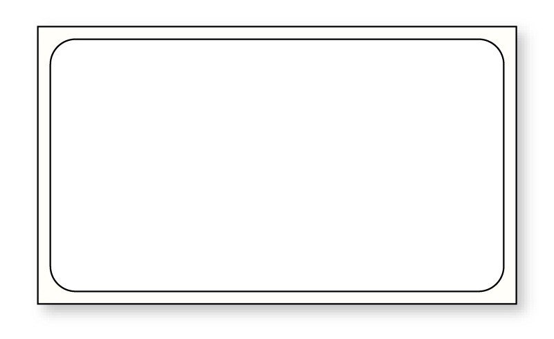 Blank Label Tape Printer Label White Paper 1-1/4 X 2-1/4 Inch - BeHope