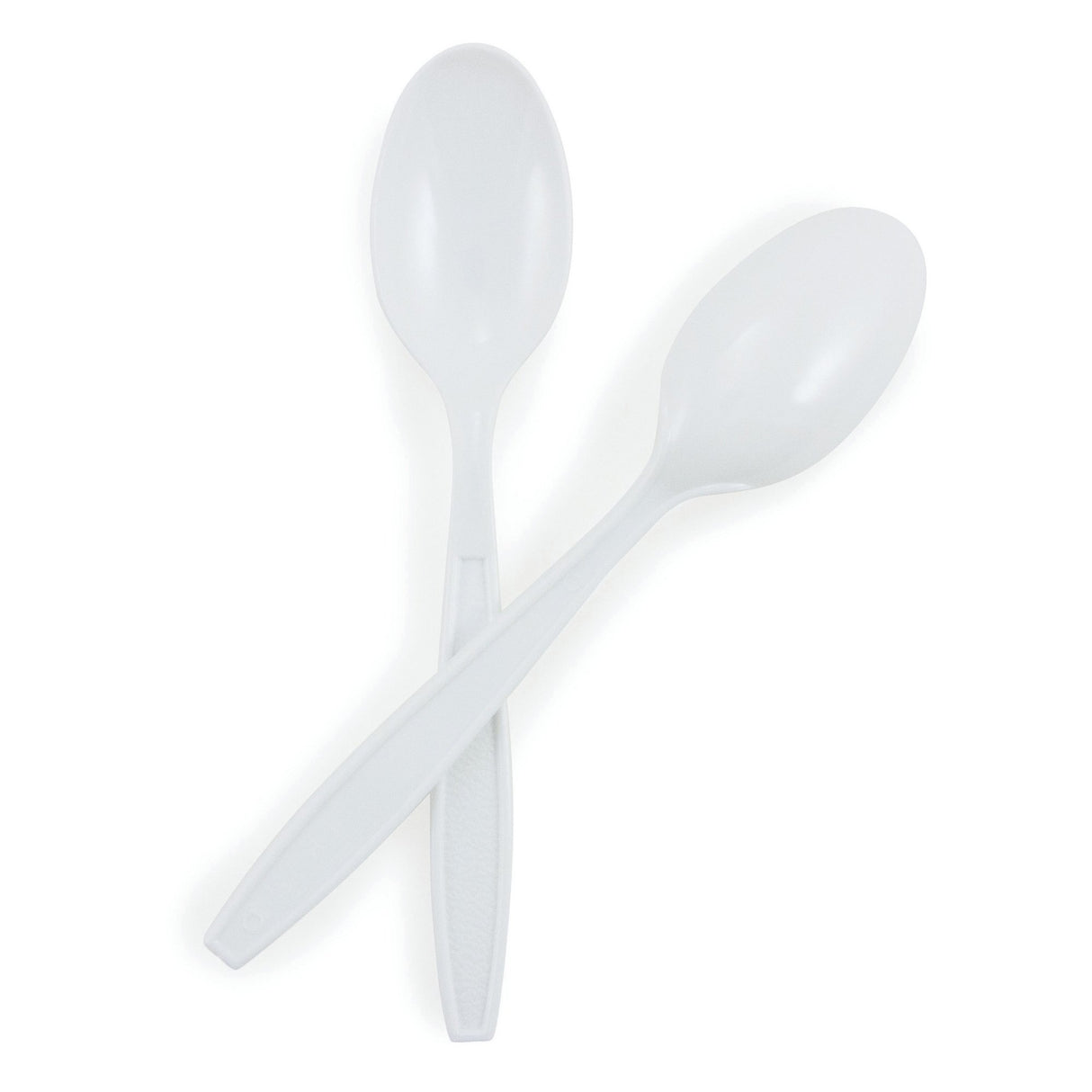 Spoon McKesson Heavy Weight White Polypropylene - BeHope