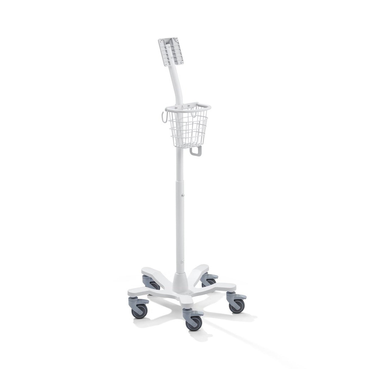 Spot Monitor Mobile Work Surface Stand Welch Allyn Mobile Classic Stand with Basket For use with Welch Allyn Connex Spot Monitors - BeHope