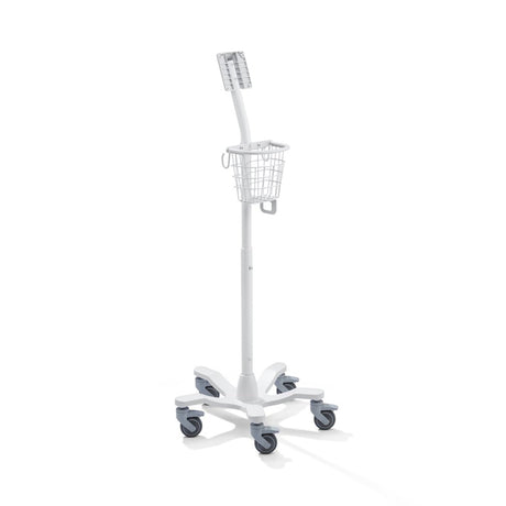Spot Monitor Mobile Work Surface Stand Welch Allyn Mobile Classic Stand with Basket For use with Welch Allyn Connex Spot Monitors - BeHope