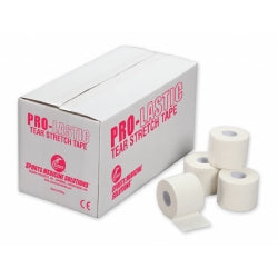 Athletic Tape Pro-Lastic White 2 Inch X 7-1/2 Yard Backcloth NonSterile - BeHope