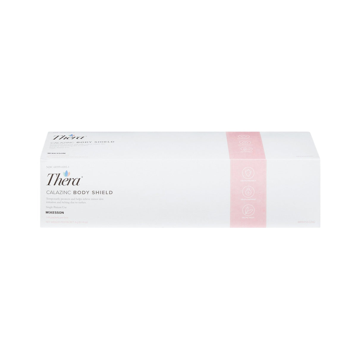 Skin Protectant Thera Calazinc Body Shield 4 Gram Individual Packet Scented Cream