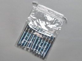 Reclosable Bag Pull-Tite 8 X 12 Inch LDPE Clear Drawstring Closure