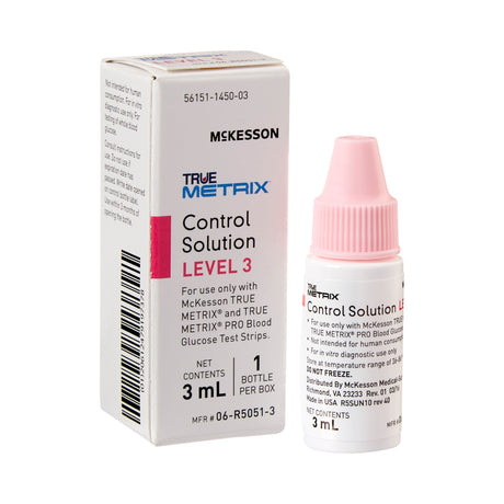 Blood Glucose Control Solution McKesson TRUE METRIX® Level 3 - BeHope