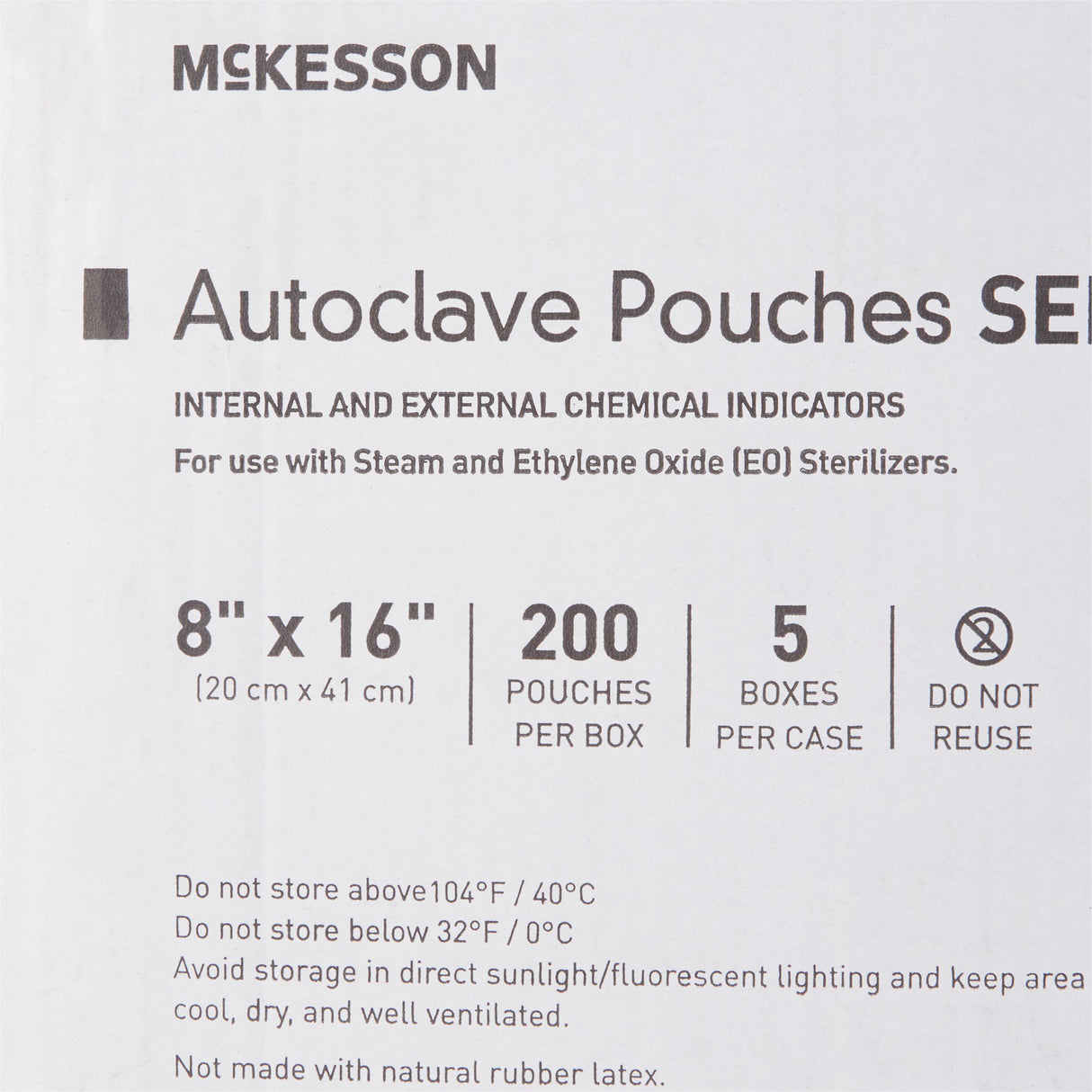 Sterilization Pouch Mckesson Self Seal Ethylene Oxide Steam Paper Film - BeHope