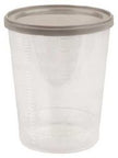Specimen Container Gent-L-Kare™ 240 mL (8 oz.) Snap-On Lid NonSterile - BeHope