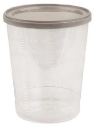Specimen Container Gent-L-Kare™ 240 mL (8 oz.) Snap-On Lid NonSterile - BeHope