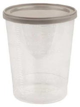 Specimen Container Gent-L-Kare™ 240 mL (8 oz.) Snap-On Lid NonSterile - BeHope
