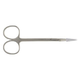 Iris Scissors Miltex® 4-1/2 Inch Length OR / Surgical Grade German Stainless Steel NonSterile Finger Ring Handle Straight Sharp Tip / Sharp Tip - BeHope