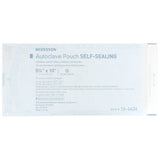 Sterilization Pouch McKesson Ethylene Oxide (EO) Gas / Steam 5-1/4 X 10 Inch Transparent Blue / White Self Seal Paper / Film - BeHope
