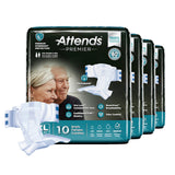 Unisex Adult Incontinence Brief Attends® Premier X-Large Disposable Heavy Absorbency - BeHope