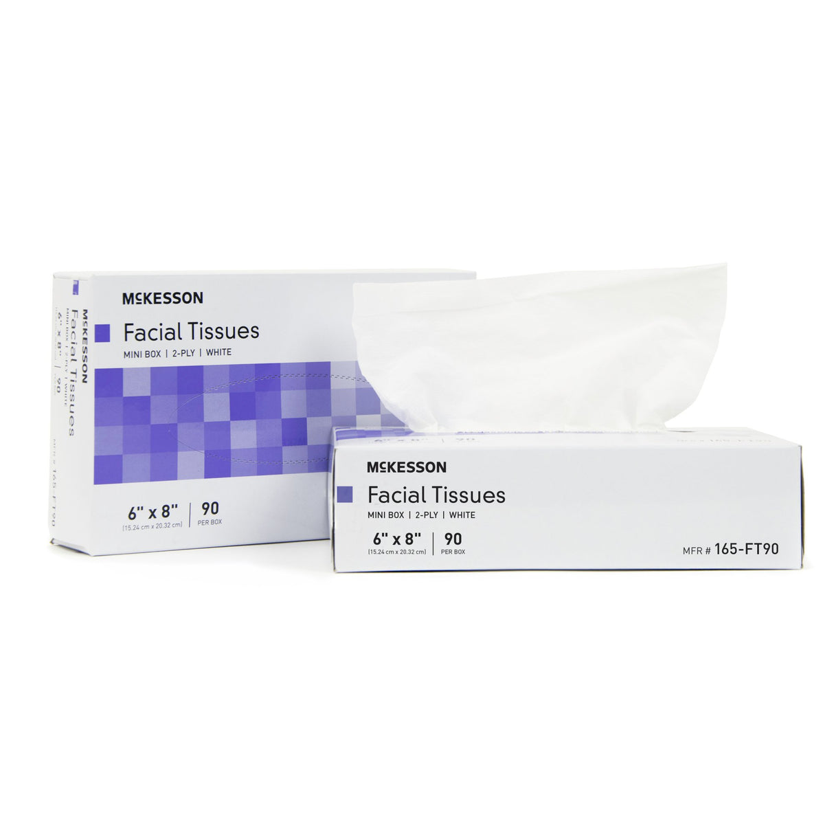 McKesson Facial Tissue White 6 X 8 Inch 90 Count - BeHope