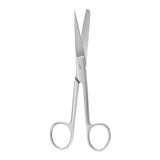 Operating Scissors Mckesson Argent™ Surgical Grade Stainless Steel Finger Ring Handle Straight Sharp Blunt Tip - BeHope