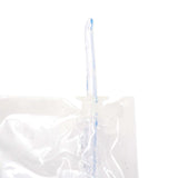 Intermittent Catheter Tray EZ-Protect™ Coude Tip 14 Fr. Without Balloon Silicone - BeHope