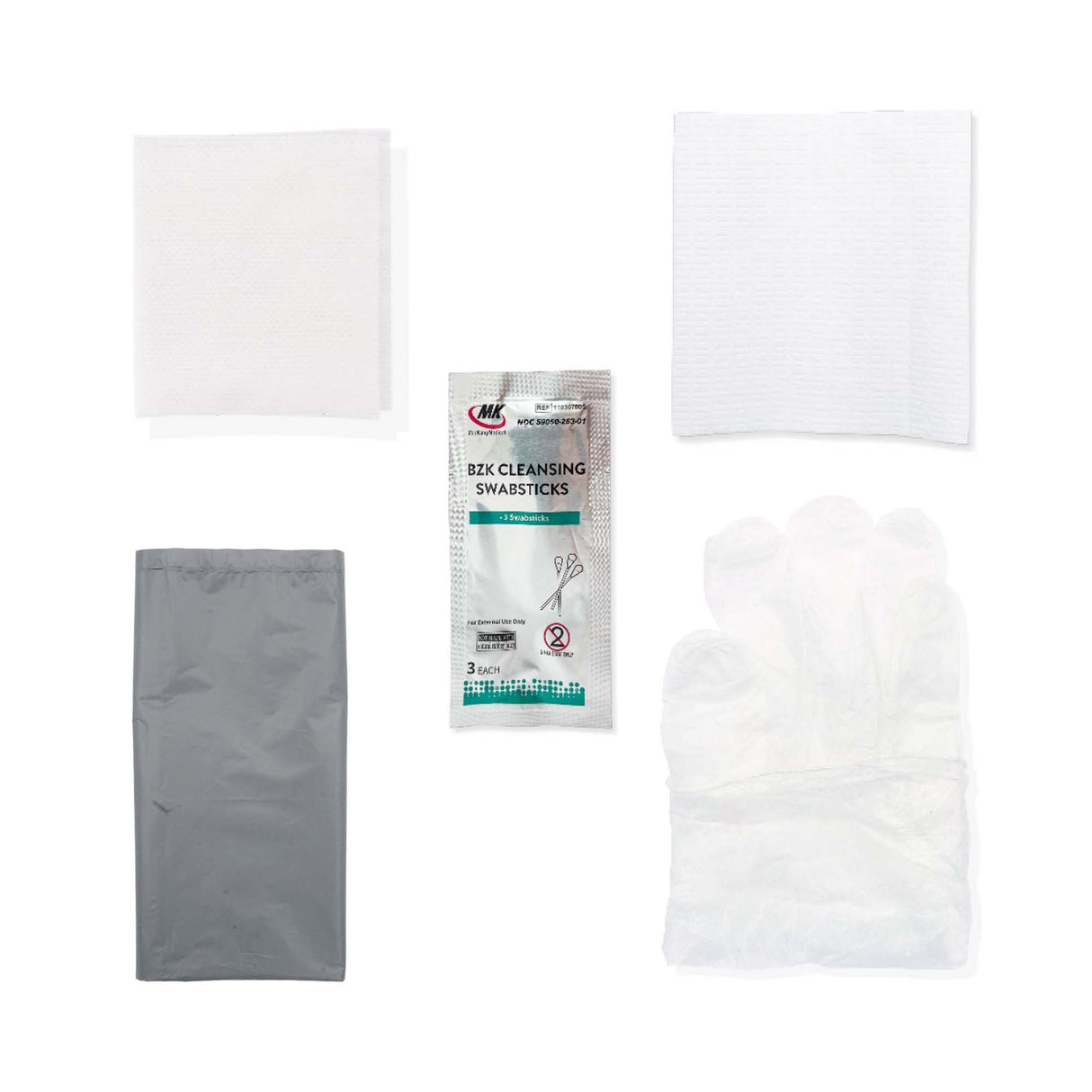 Intermittent Catheter Tray EZ-Advancer® Soft Straight Tip 14 Fr. Without Balloon Vinyl - BeHope