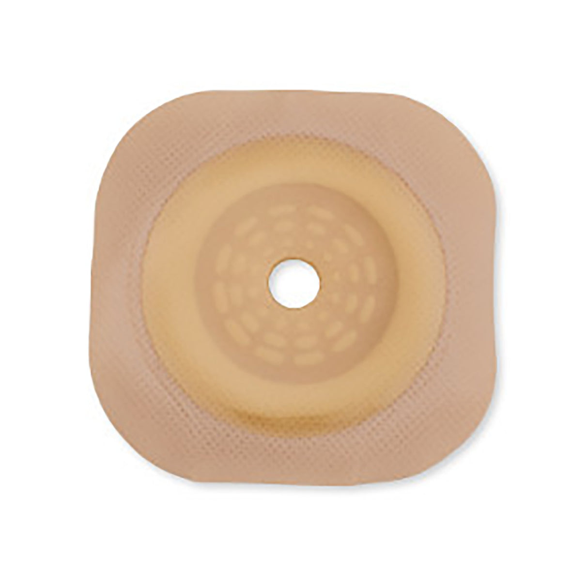 Ostomy Barrier New Image™ CeraPlus™ Trim to Fit, Extended Wear Adhesive Tape Borders 70 mm Flange Blue Code System Up to 2-1/4 Inch Opening - BeHope