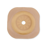 Ostomy Barrier New Image™ CeraPlus™ Trim to Fit, Extended Wear Adhesive Tape Borders 70 mm Flange Blue Code System Up to 2-1/4 Inch Opening - BeHope