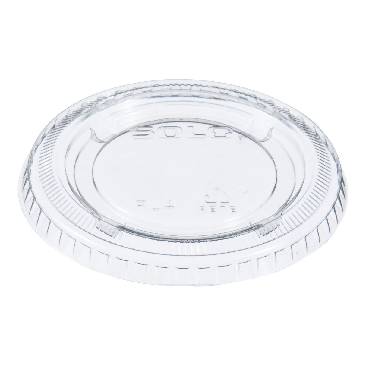 Souffle Cup Lid Solo® For Solo P325BLK, Solo P325N, Solo P400BLK, Solo P400N, Solo P550BLK, Solo P550N, Conex 325PC, Conex 400PC, Conex 550PC, Conex 325PCBLK, Conex 400PCBLK and Conex 550PCBLK Clear Plastic Disposable - BeHope