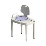 Maddak Bath Transfer Bench Removable Arm Rail 16 to 23 Inch Seat Height 450 lbs. Weight Capacity - BeHope