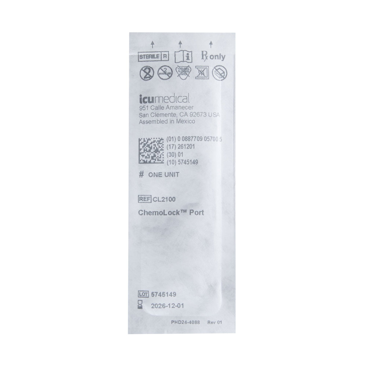 ChemoLock IV Port for Safe Chemotherapy Infusion - BeHope