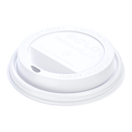 Dome Lid Traveler® For 12 to 24 oz. Cups White Polystyrene Disposable - BeHope