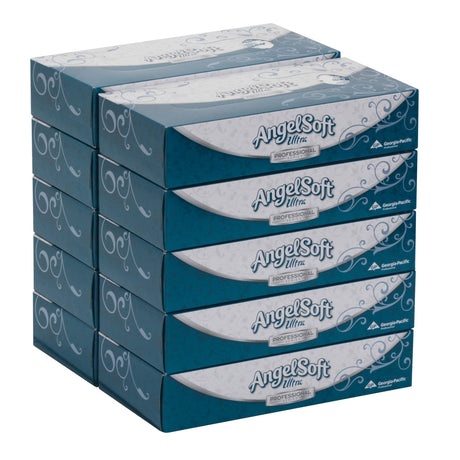 Facial Tissue Angel Soft Ultra Professional Series® White 7-2/5 X 8-4/5 Inch 125 Count - BeHope